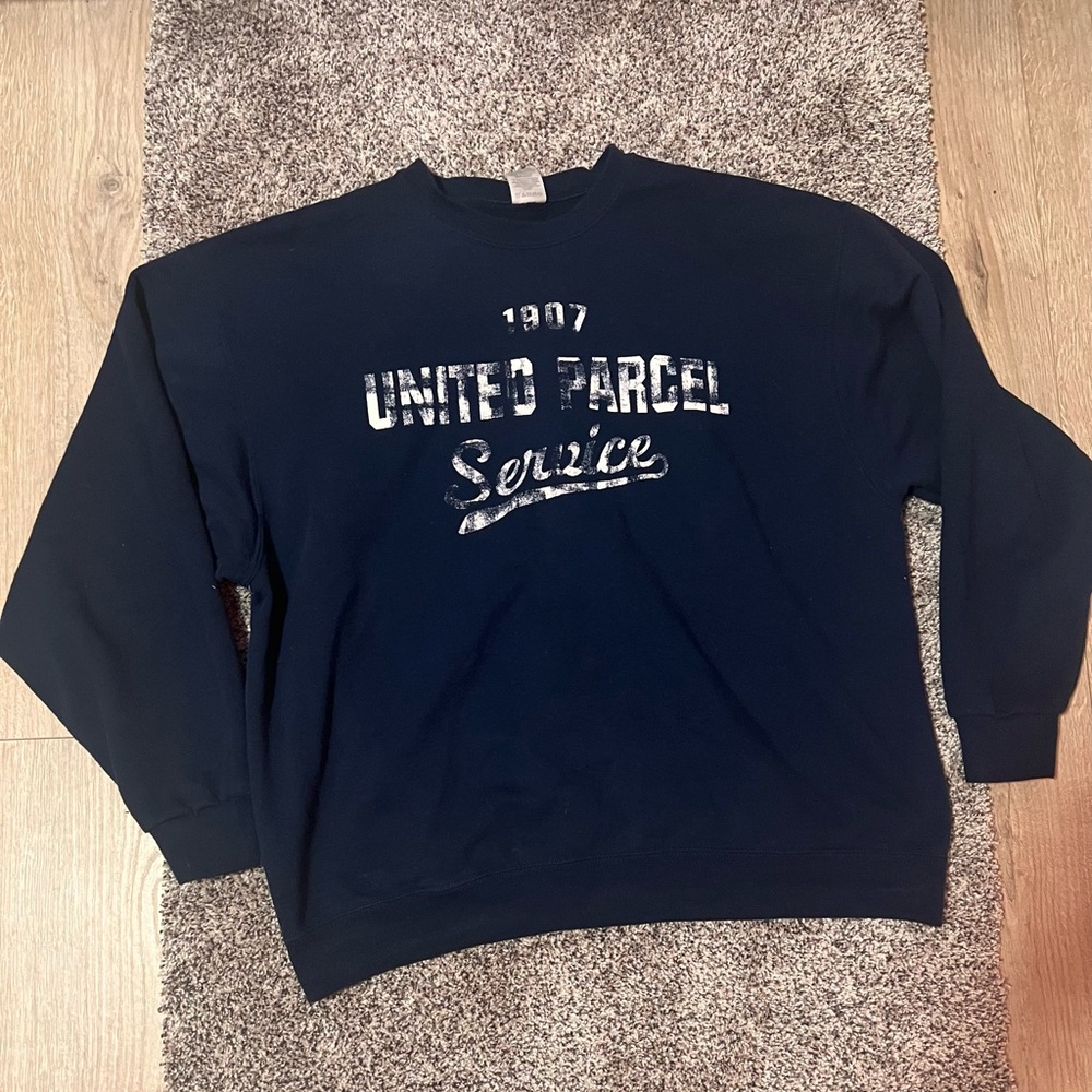 Jerzees Navy Blue Crewneck Sweater
